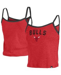 Женская майка Red Chicago Bulls на тонких бретелях New Era, красный