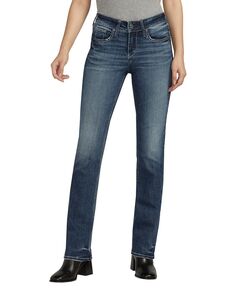 Женские узкие джинсы Suki со средней посадкой Bootcut Silver Jeans Co.