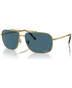 Поляризованные солнцезащитные очки унисекс, RB3796 Chromance Ray-Ban, золотой