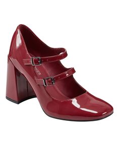 Женские туфли-лодочки Charisy на зауженном блочном каблуке Marc Fisher, красный