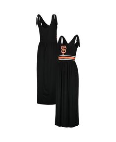 Черное женское платье макси San Francisco Giants Game Over G-III 4Her by Carl Banks, черный