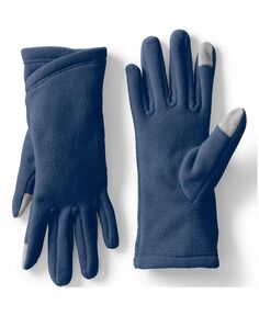 Женские зимние флисовые перчатки EZ с сенсорным экраном Lands&apos; End