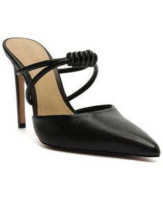Женские туфли-лодочки без шнуровки Lela с острым носком и завязкой Schutz, черный
