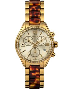 Женские кварцевые аналоговые часы премиум-класса из сплава золотистого цвета, 38 мм Timex, золотой
