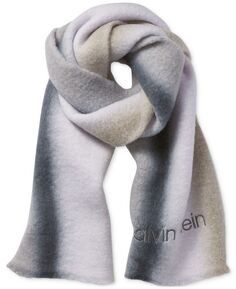 Женский пушистый шарф-одеяло с эффектом омбре Calvin Klein