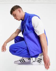 Синий флисовый жилет adidas Originals Adventure