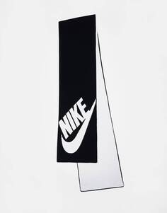 Черный шарф унисекс с логотипом Nike