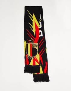 Черно-красный шарф adidas Football Belgium World Cup 2022