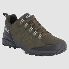 Ботинки Jack Wolfskin Refugio Texapore Low, зеленый