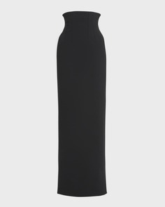 Приталенное макси-платье с завышенной талией Ferragamo