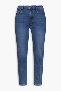 Укороченные джинсы-бойфренды Le Garcon FRAME, синий