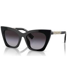 Женские солнцезащитные очки Marianne, BE4372U52-Y Burberry, черный