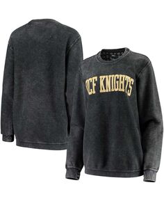 Женский черный пуловер UCF Knights Comfy Cord в винтажном стиле, базовый пуловер с аркой Pressbox, черный