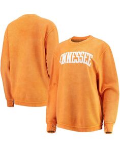 Женский свитшот Tennessee Orange Tennessee Volunteers с удобным шнурком в винтажном стиле, базовый пуловер с аркой Pressbox