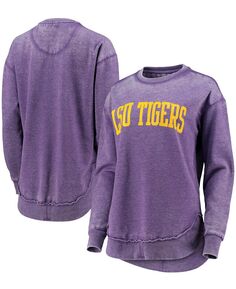 Женский фиолетовый свитшот в винтажном стиле LSU Tigers Pressbox