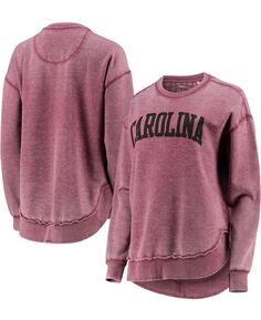 Женский свитшот-пуловер Garnet South Carolina Gamecocks в винтажном стиле Pressbox