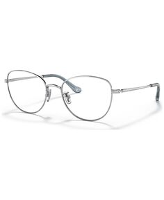 Женские очки «кошачий глаз» HC5137 COACH, серебро