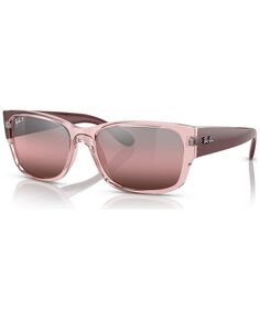 Поляризованные солнцезащитные очки унисекс, RB438855-P Ray-Ban, розовый