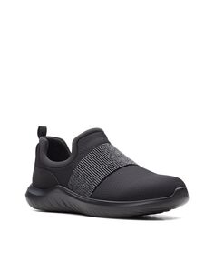 Женские слипоны Cloudstepper Nova Way Clarks, черный