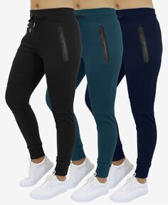 Женские тяжелые спортивные штаны свободного покроя из флиса, набор из 3 шт. Galaxy By Harvic