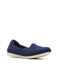 Женские туфли на плоской подошве Cloudstepper Carly Star Clarks, синий