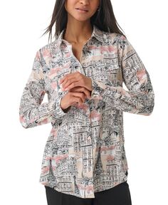 Женская причудливая блузка с карманами спереди KARL LAGERFELD PARIS