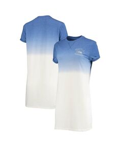 Женское платье-футболка с омбре королевского и белого цветов Seattle Seahawks Tri-Blend Junk Food