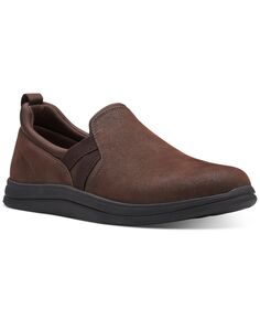 Кроссовки без шнуровки Breeze Bali Cloudsteppers Clarks, коричневый