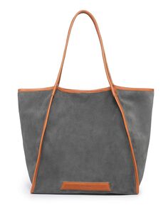 Женская большая сумка Pine Hill из натуральной кожи OLD TREND, серый