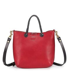 Женская мини-сумка-тоут Outwest из натуральной кожи OLD TREND, красный