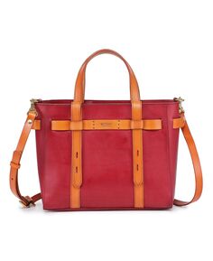 Женская сумка-тоут Westland Minit из натуральной кожи OLD TREND, красный