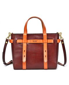 Женская сумка-тоут Westland Minit из натуральной кожи OLD TREND, коричневый