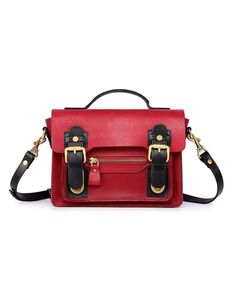 Женская мини-сумка Aster из натуральной кожи OLD TREND, красный