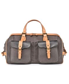 Женская дорожная сумка Speedwell из вощеного хлопка OLD TREND, серый