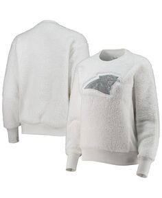 Женский пуловер-толстовка Milestone Tracker White Carolina Panthers Milestone Touch, белый
