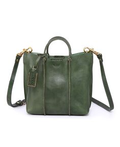 Женская сумка через плечо Spring Hill из натуральной кожи OLD TREND, зеленый
