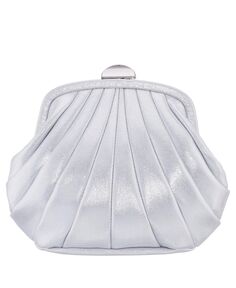 Женская стеганая сумка в форме ар-деко Nina, серебро