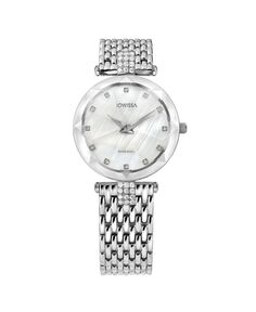 Швейцарские женские часы Facet Strass, 30 мм — циферблат MOP Jowissa, белый