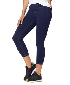 Женские джинсовые леггинсы-капри со средней посадкой без застежки Hue