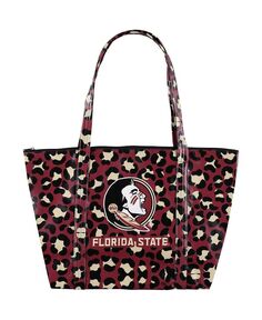 Женская большая сумка-тоут с леопардовым принтом Florida State Seminoles Weekender Indigo Falls