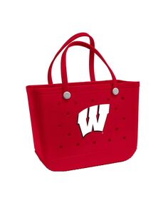 Женская сумка-тоут Wisconsin Badgers Venture Logo Brands, красный