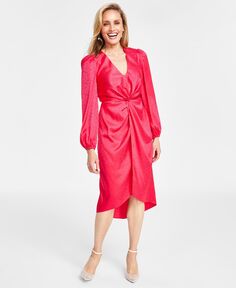 Женское платье-круче с длинными рукавами I.N.C. International Concepts, розовый