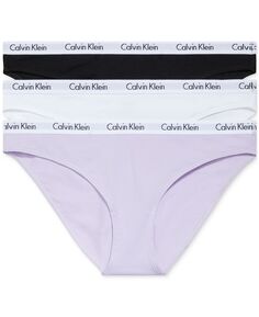 Женское хлопковое нижнее белье, трусы из 3 штук QD3588 Calvin Klein