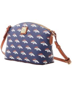 Женская сумочка через плечо Denver Broncos Signature Suki с ремешком среднего размера Dooney &amp; Bourke