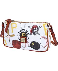 Женская сумка через плечо Pittsburgh Pirates Gameday Lexi с небольшим футляром для монет Dooney &amp; Bourke