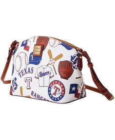 Женская сумка через плечо Texas Rangers Gameday Suki со средним ремешком Dooney &amp; Bourke