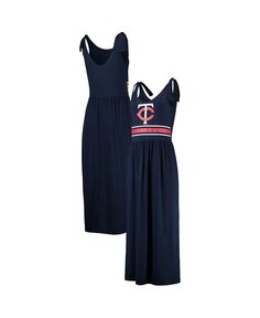 Женское темно-синее платье макси Minnesota Twins Game Over G-III 4Her by Carl Banks, темно-синий