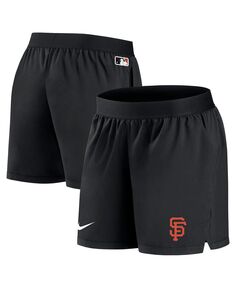 Женские черные шорты San Francisco Giants Authentic Collection Team Performance Nike, черный