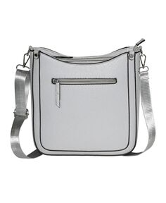 Женская сумка через плечо с веб-ремнем NICCI, серый