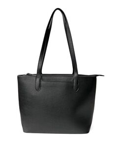 Женская большая сумка с прорезным карманом NICCI, черный